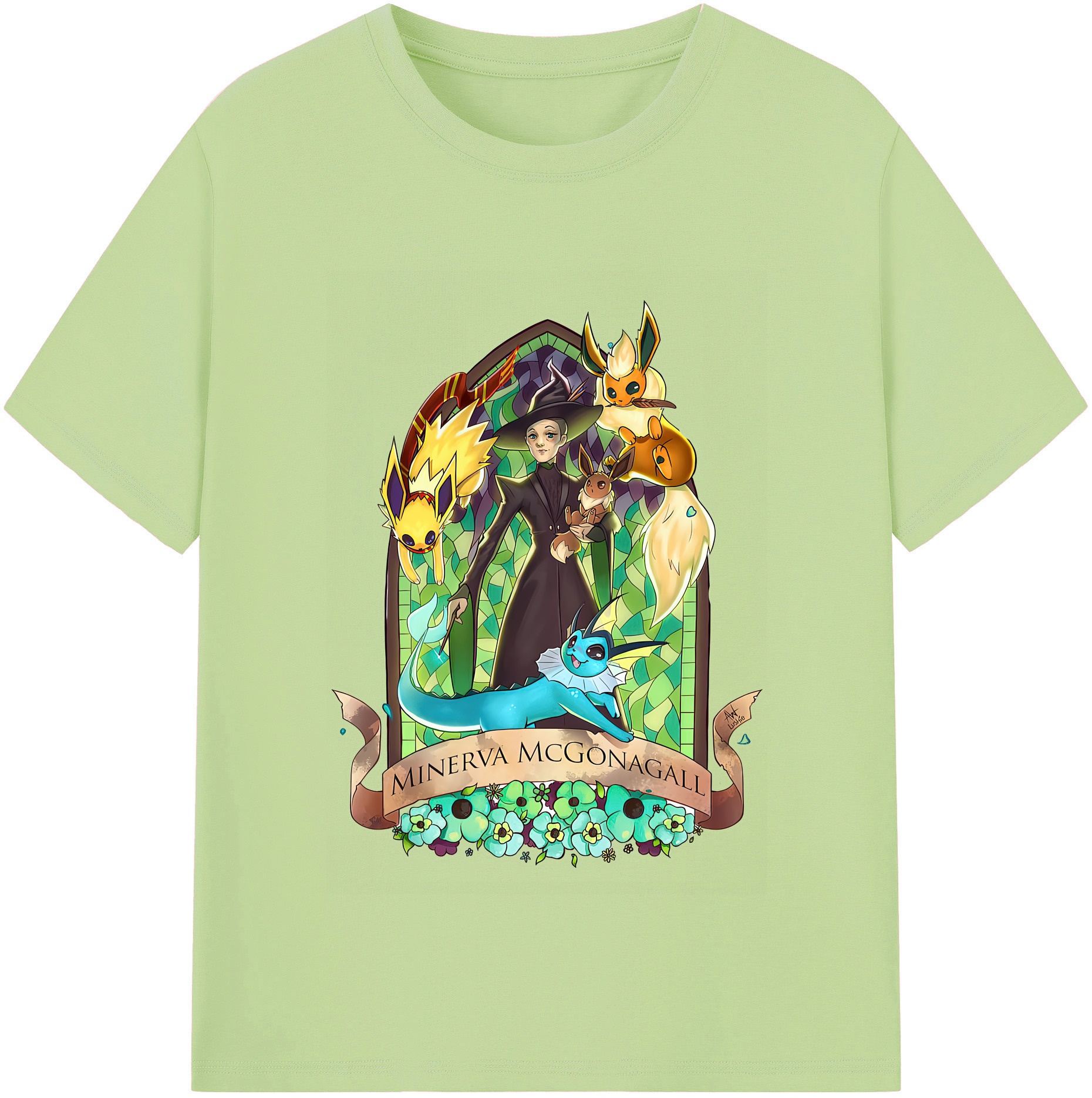 （画像用） Harry Potter ハリー・ポッターシリーズ 綿100％半袖Tシャツ（フロントプリント）